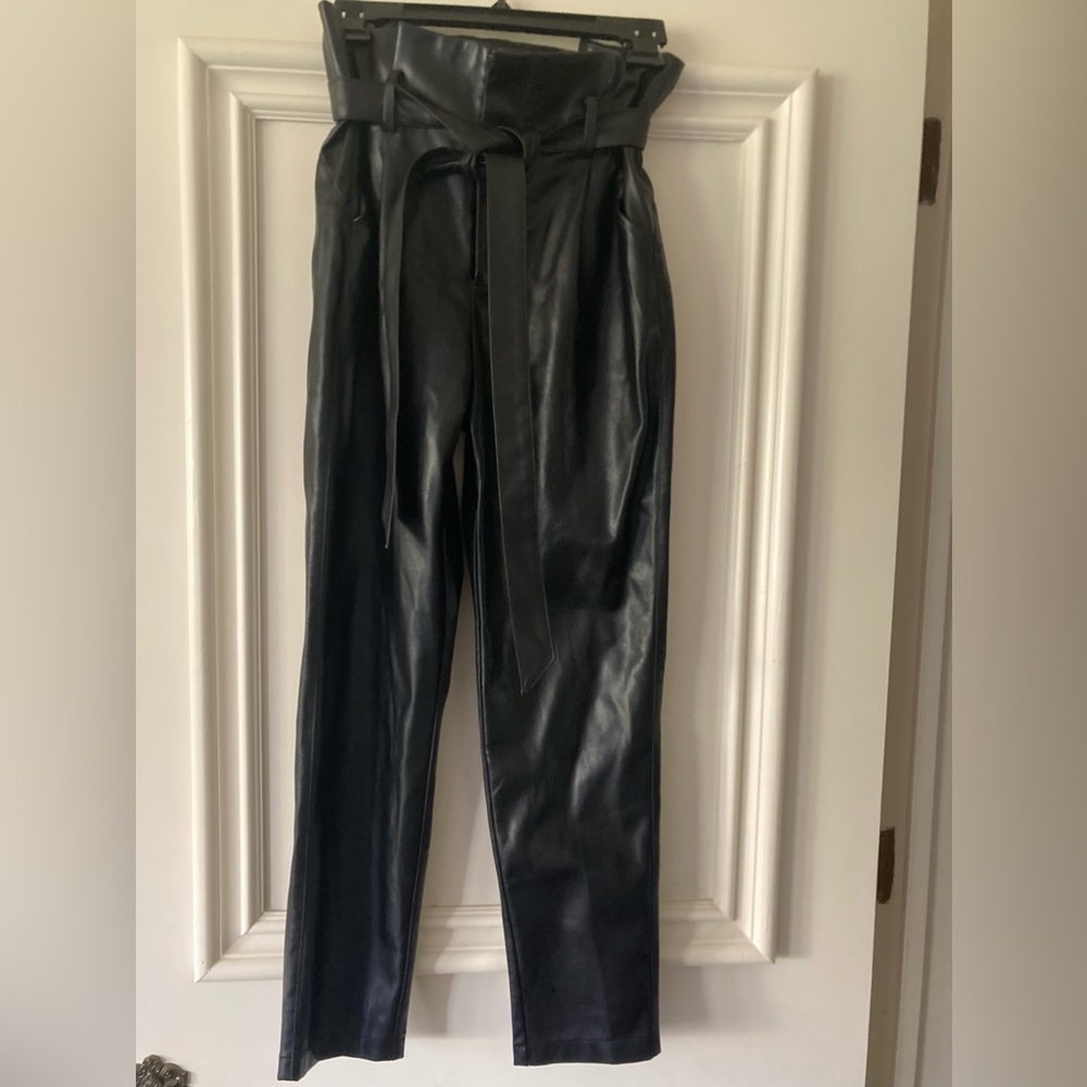 Lucy Paris leather like pants